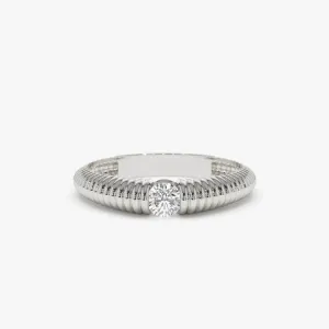 0.18VTW Lab Grown Diamond Solitaire Engagement Ring