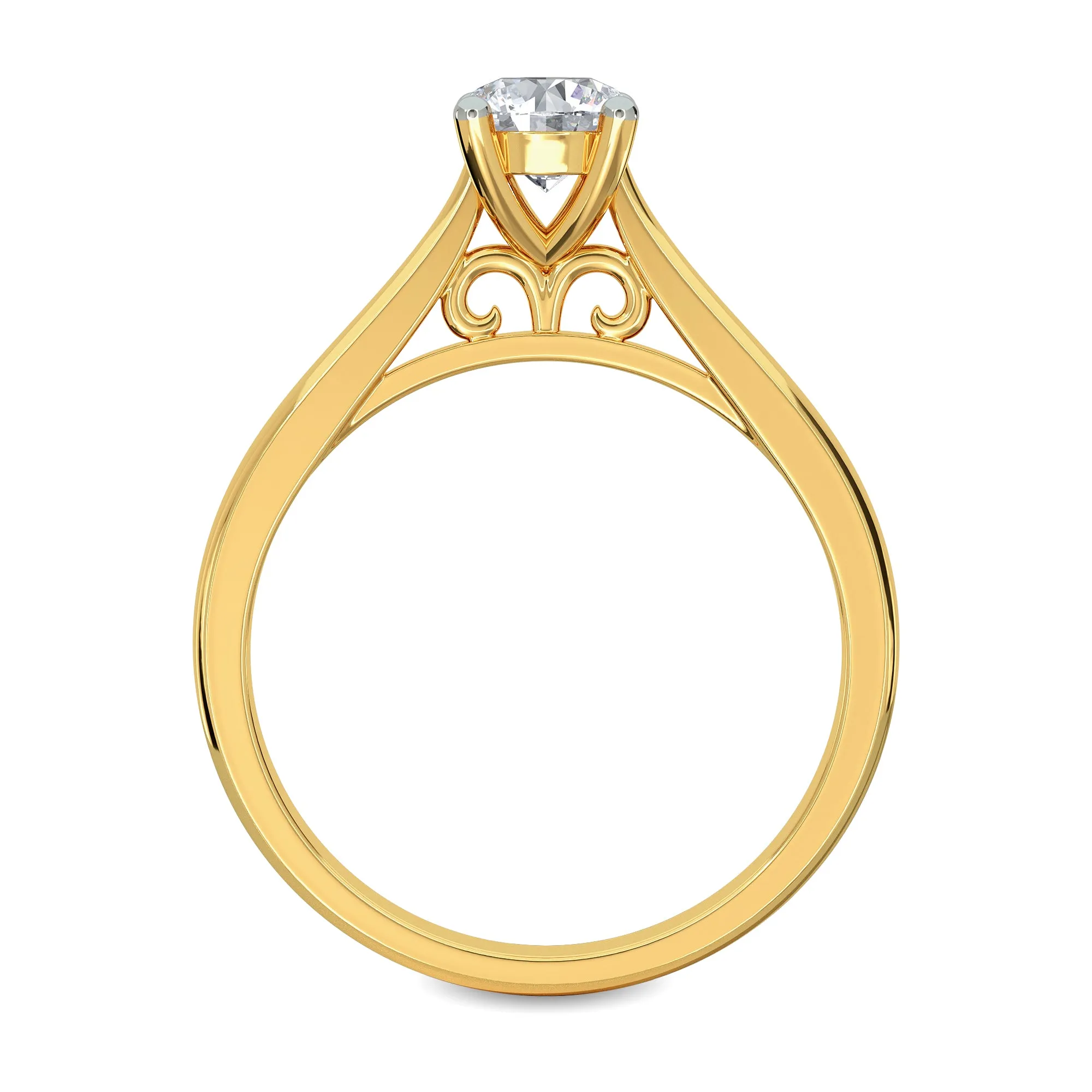 0.20 CT Rezan Solitaire Ring