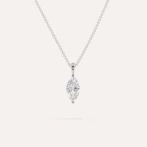 1 carat Marquise Diamond Pendant Necklace