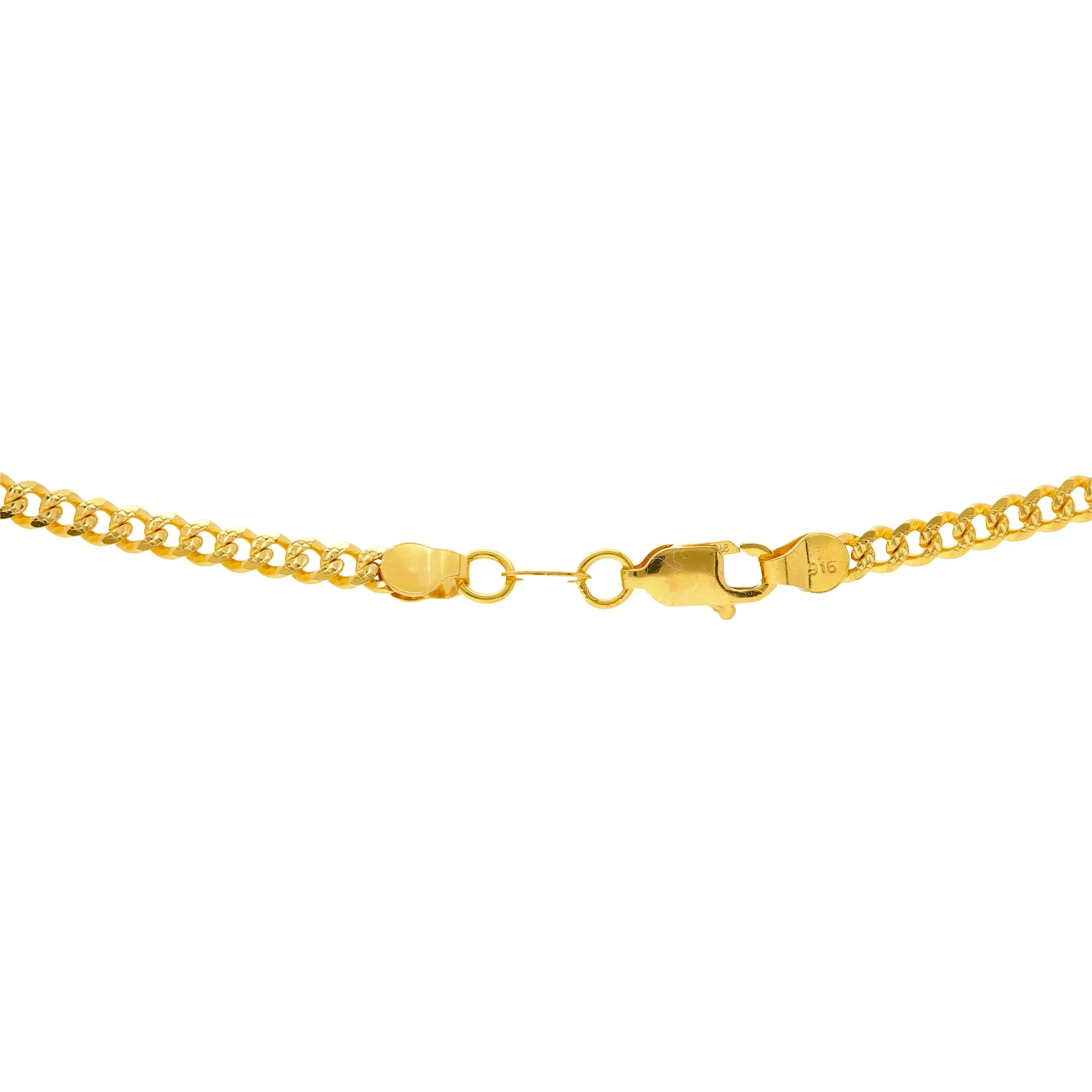 22K Yellow Gold 20in Link Chain(16.3 gms)