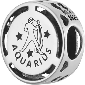 Aquarius Zodiac Sign Bead Charm