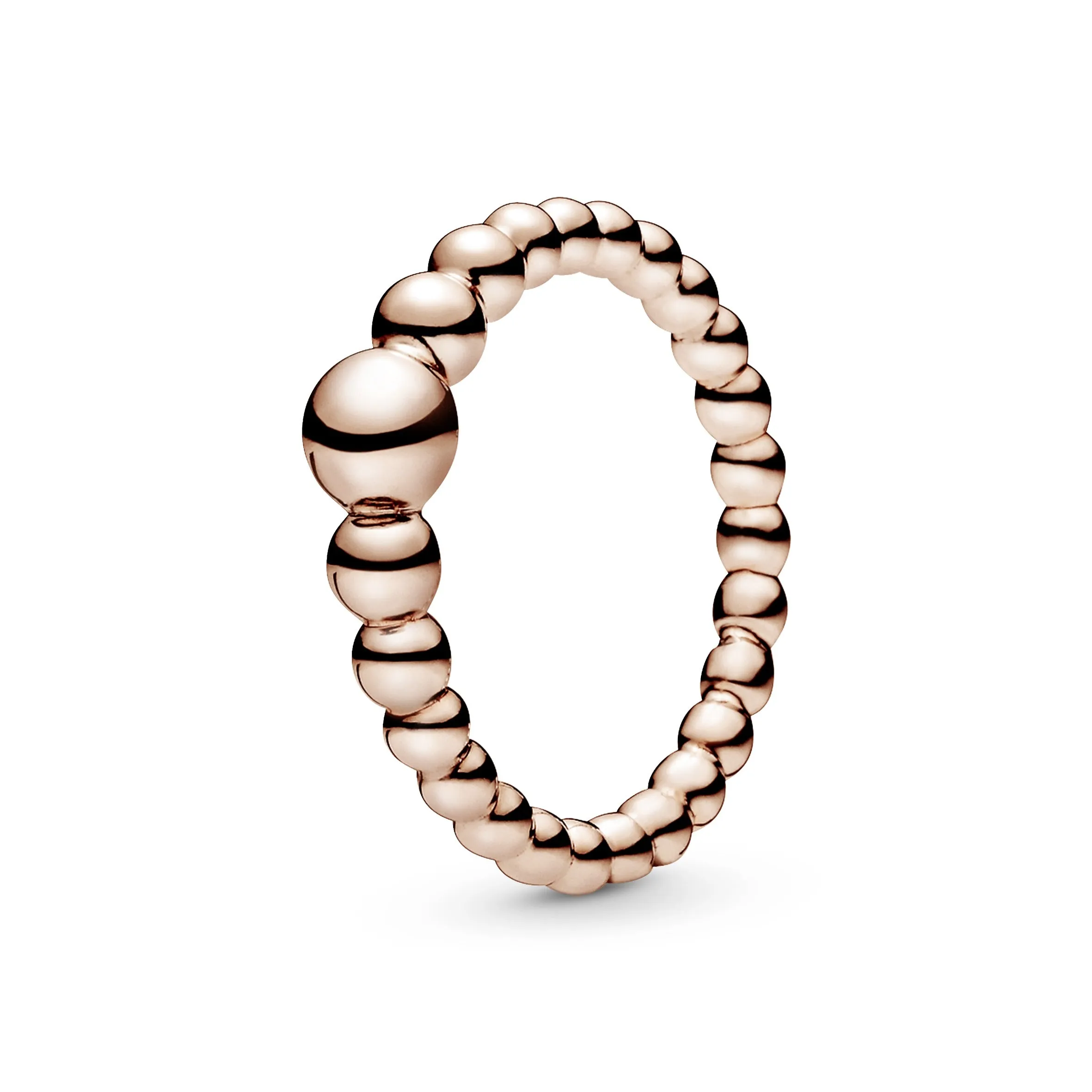 Beaded 14k Rose Gold-plated ring