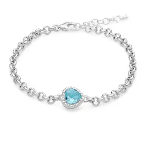 Bracciale in argento 925 GEMMA DEL CIELO