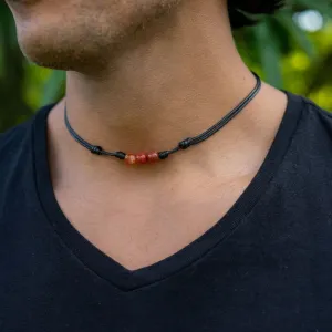 Carnelian Beaded Choker - Vibrant & Empowering