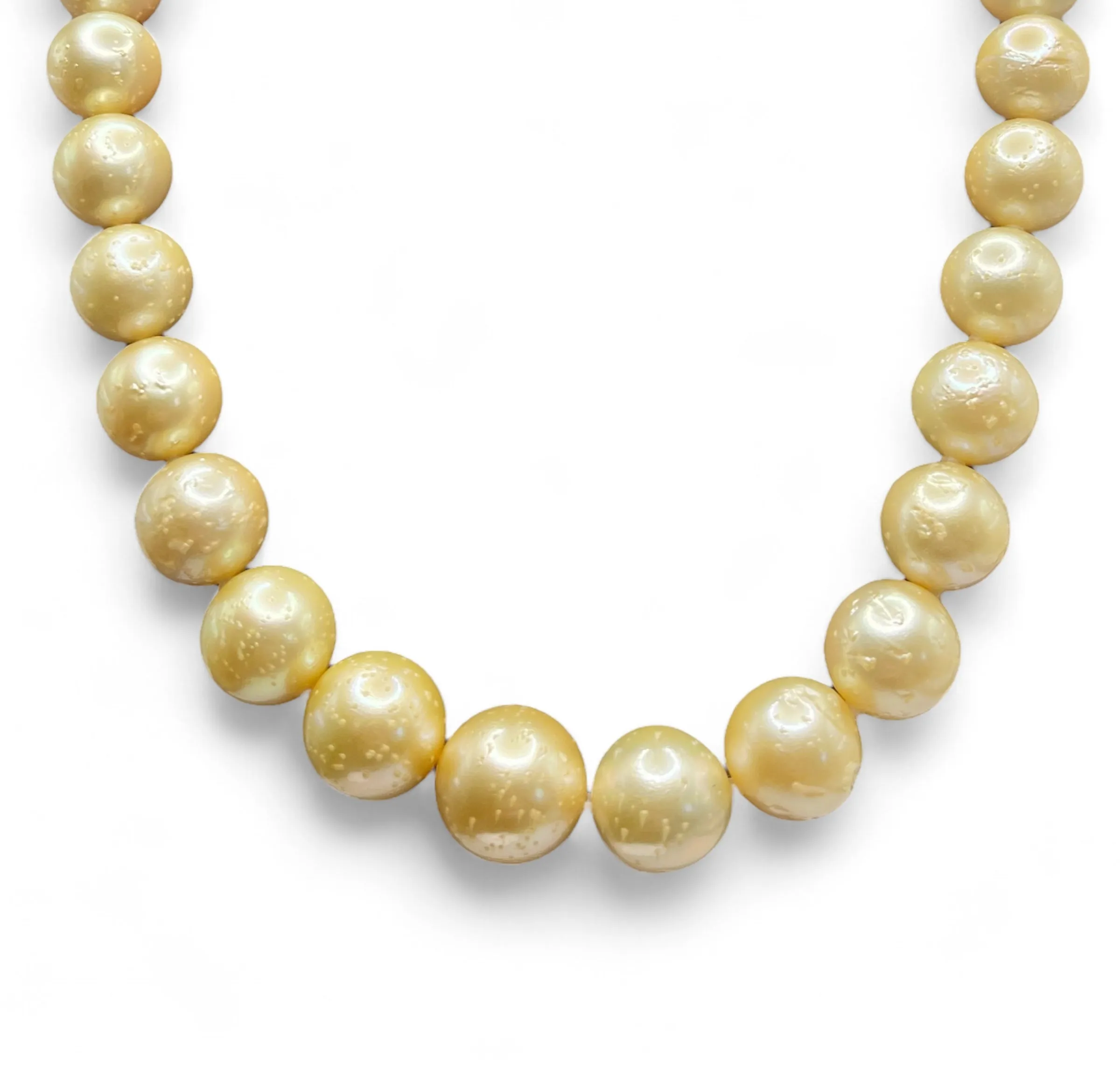 CHAMPAGNE SOUTH SEA PEARL NECKLACE