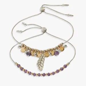 Feather Bolo Bracelet Gift Set