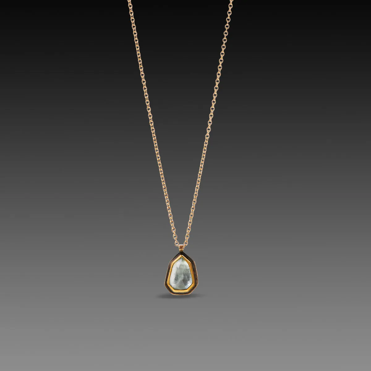 Geometric Topaz Necklace