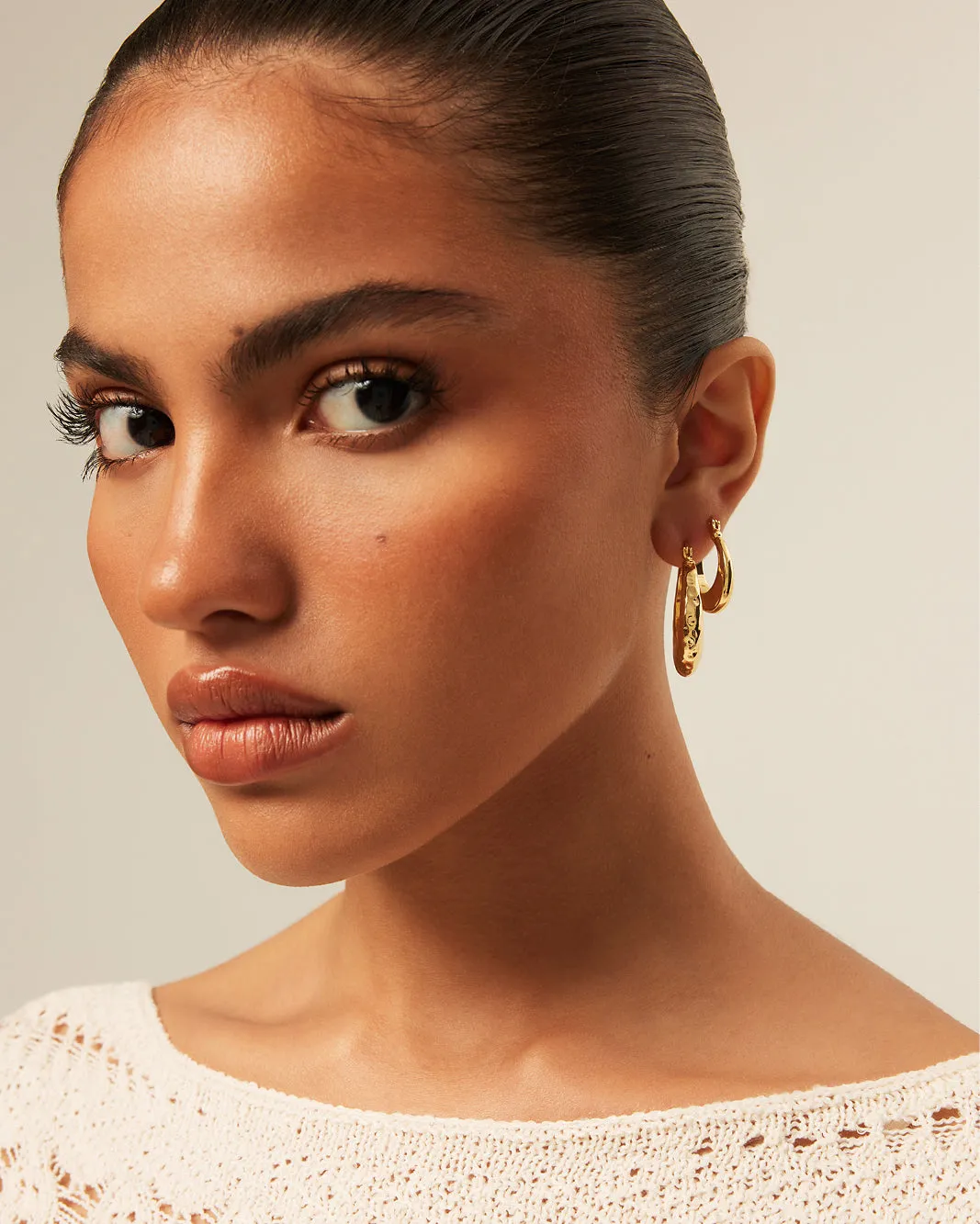 HEIDI EARRING 2 PACK - GOLD PLATED 18K