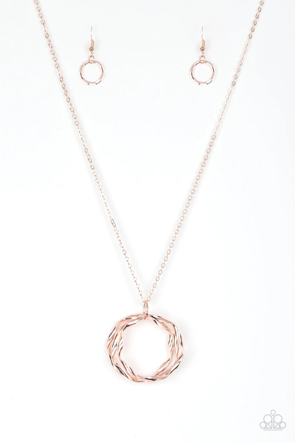 Millennial Minimalist - Rose Gold Paparazzi Necklace