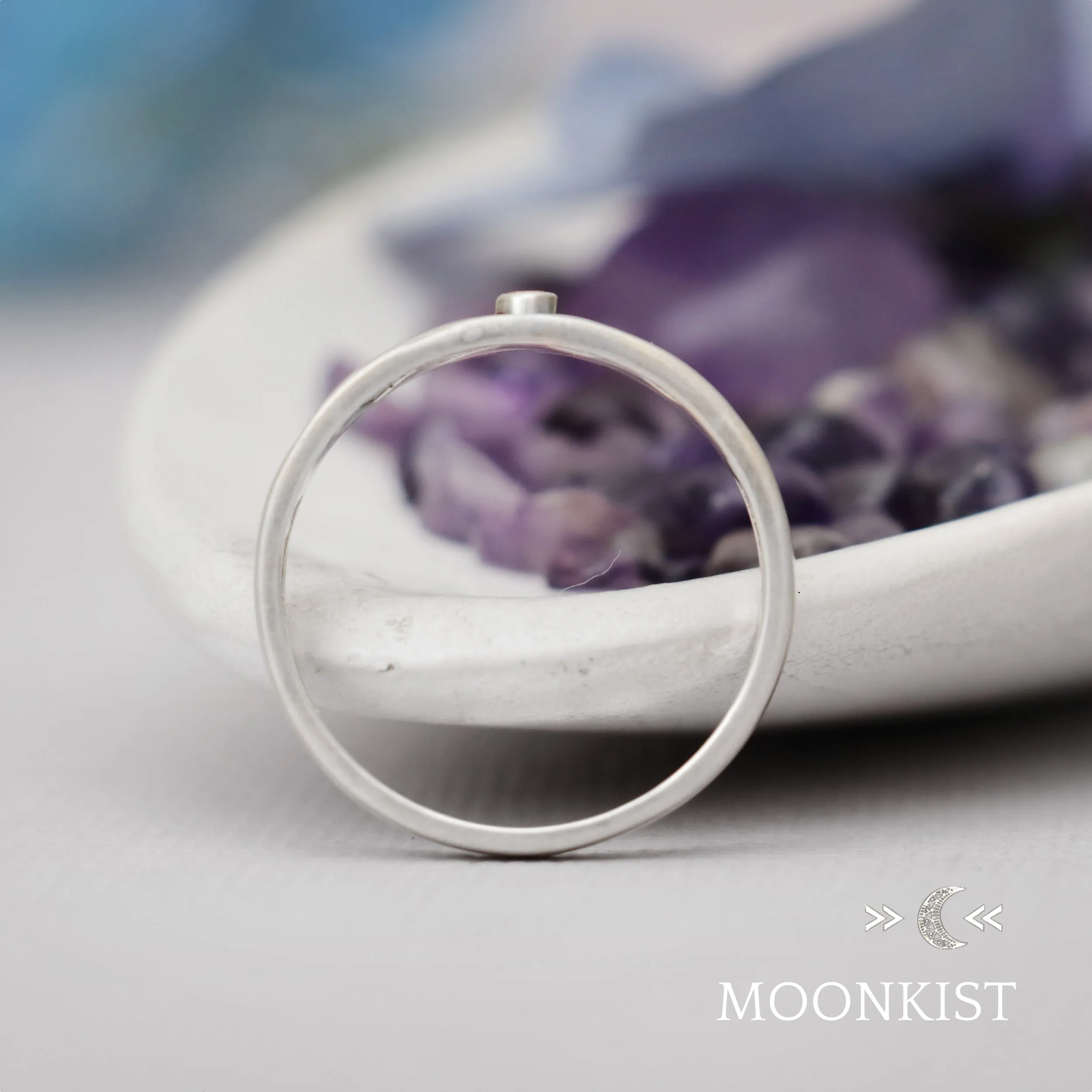 Modern Mountain Range Engagement Ring | Moonkist Designs