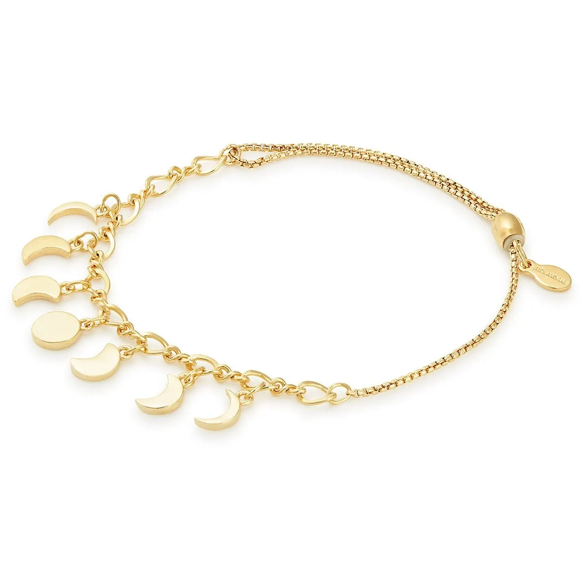 Stylish Moon Phase Adjustable Pull Chain Bracelet