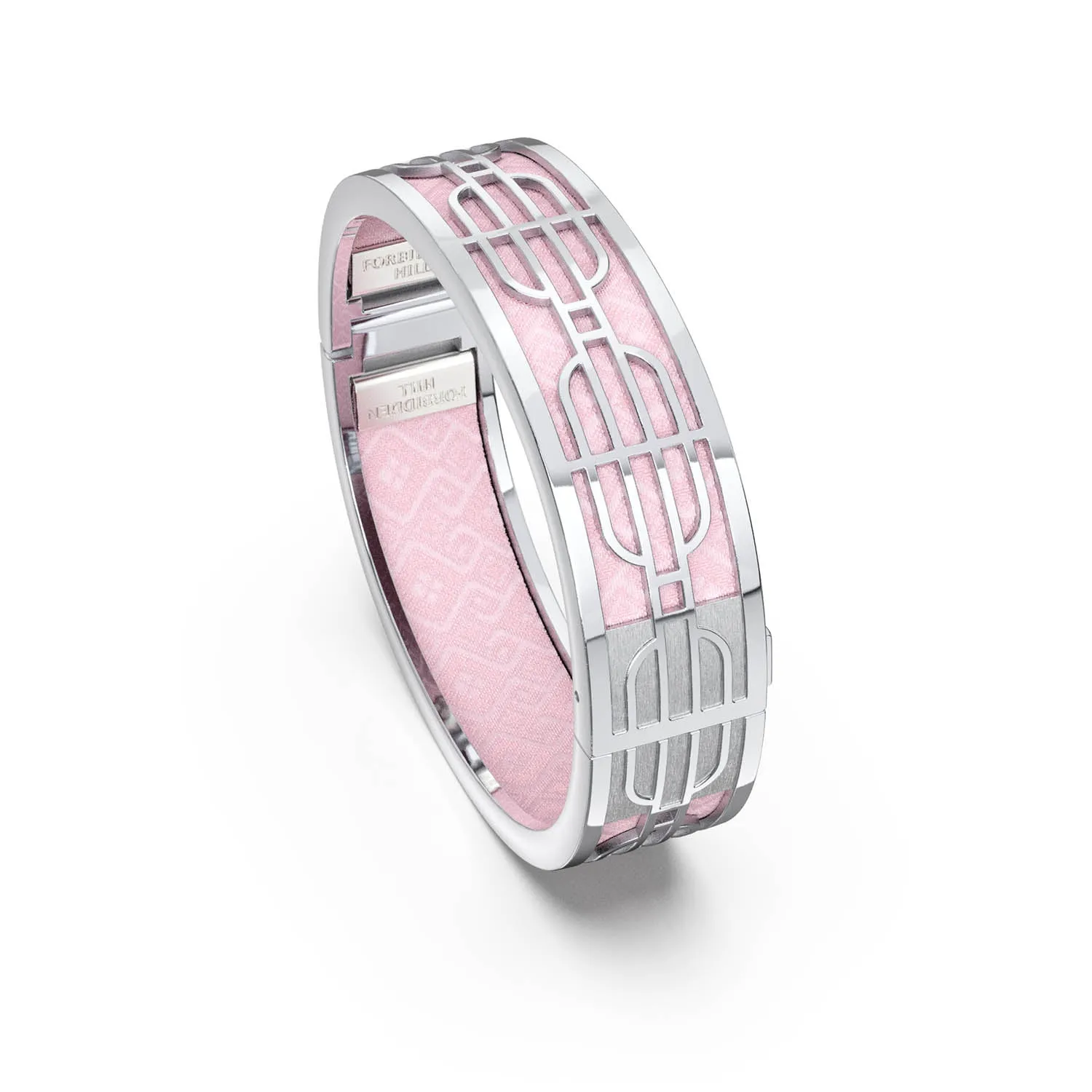 Nanyang Dream Bangle - Rose Syrup Pink - Sterling Silver