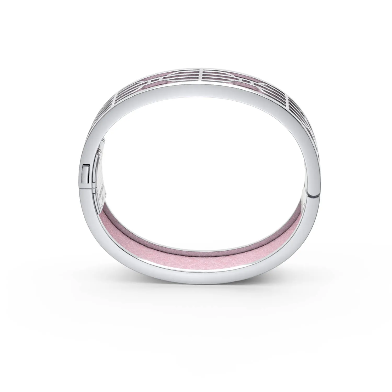 Nanyang Dream Bangle - Rose Syrup Pink - Sterling Silver