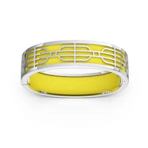 Nanyang Dream Bangle - Starfruit Yellow - Sterling Silver