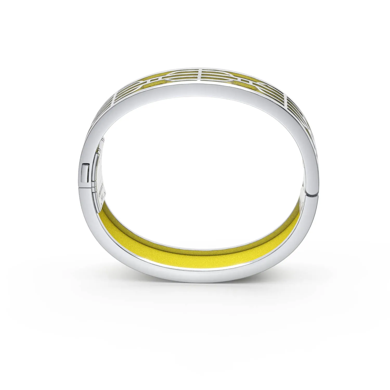 Nanyang Dream Bangle - Starfruit Yellow - Sterling Silver