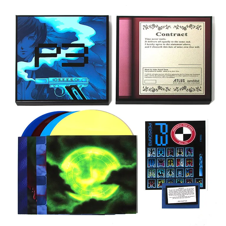 Persona 3 Vinyl Soundtrack 4xLP