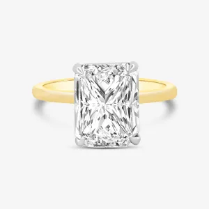 Preset 4.32CT Radiant Diamond Engagement Ring