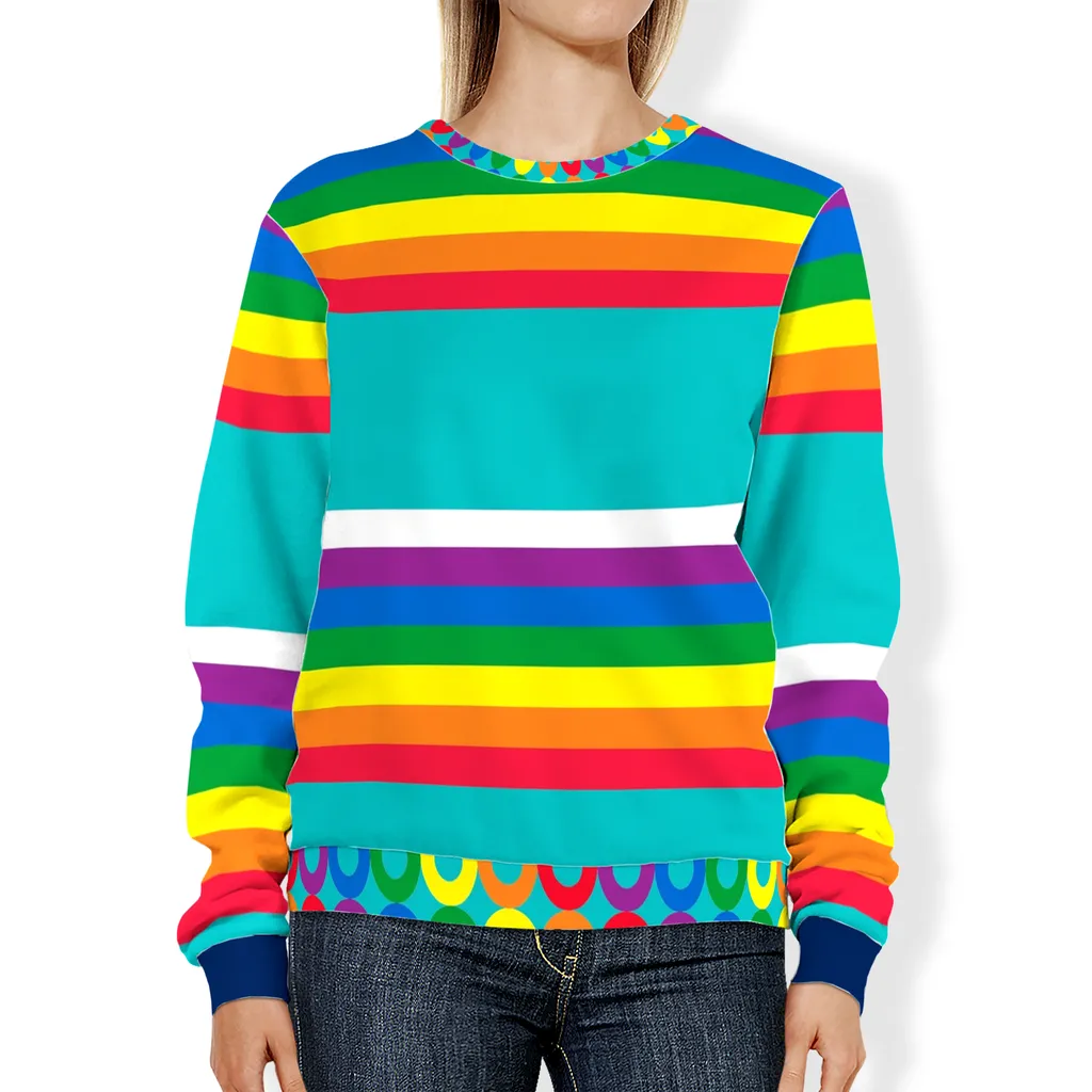 Rainbow Romper Room IV Unisex Sweatshirt