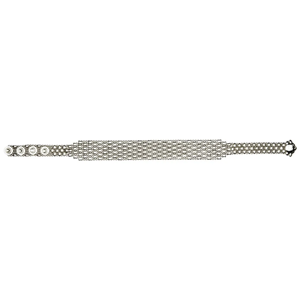 SG Liquid Metal CQ2 - AS Antique Silver Choker by Sergio Gutierrez