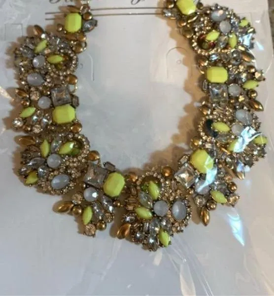 Shaded Rhinestone Necklace