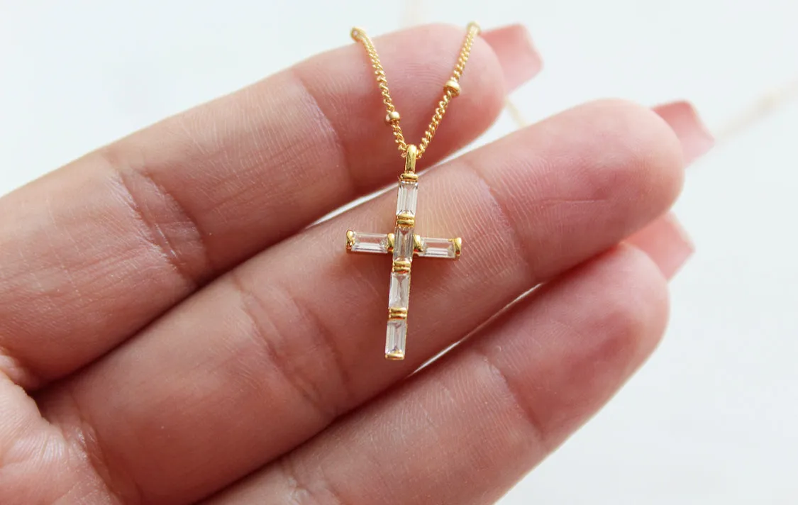 Simple Cross Necklace