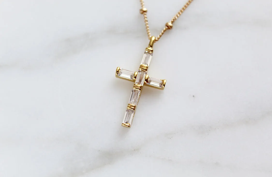 Simple Cross Necklace